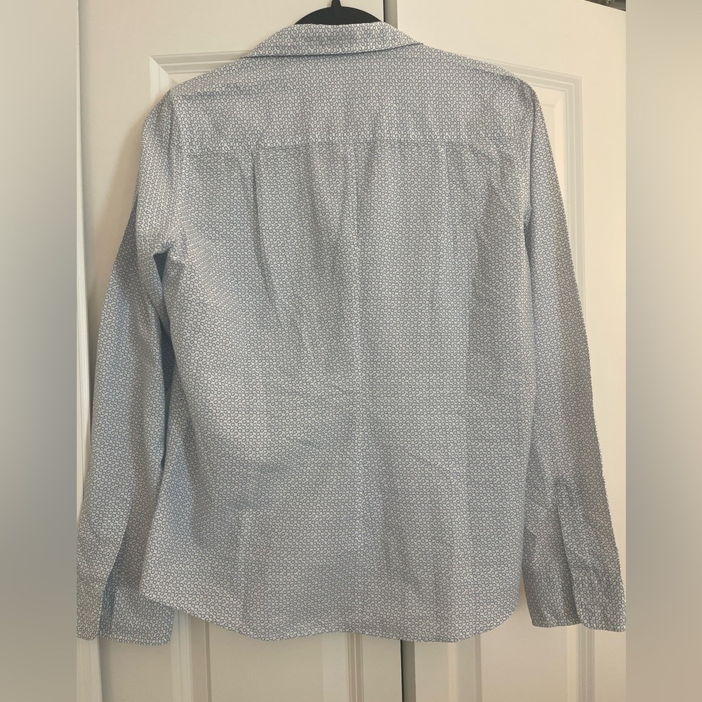Frank & Eileen Light Blue Patterned Women’s Shirt - Picture 2 of 5